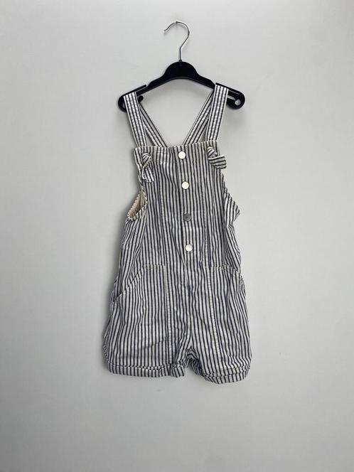 Zara Playsuit / Wit, Blauw / Maat   110, Kinderen en Baby's, Kinderkleding | Maat 110