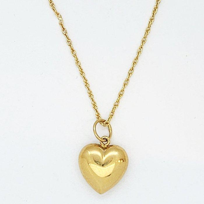 Ketting met hanger - 18 karaat Geel goud, Sieraden, Tassen en Uiterlijk, Antieke sieraden