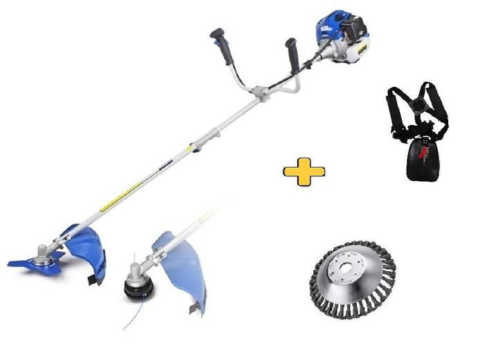 Benzine bosmaaier 3 in 1 - 52 cc - inclusief onkruidborstel, Tuin en Terras, Bosmaaiers, Nieuw, Benzine, Ophalen of Verzenden