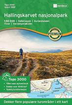 Wandelkaart 3001 Hallingskarvet nasjonalpark Topo 3000 |, Nieuw, Verzenden