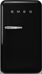 Smeg FAB10HRBL6 retro jaren 50 koelkast - zwart - tafelmodel, Witgoed en Apparatuur, 85 tot 120 cm, Zonder vriesvak, 75 tot 100 liter