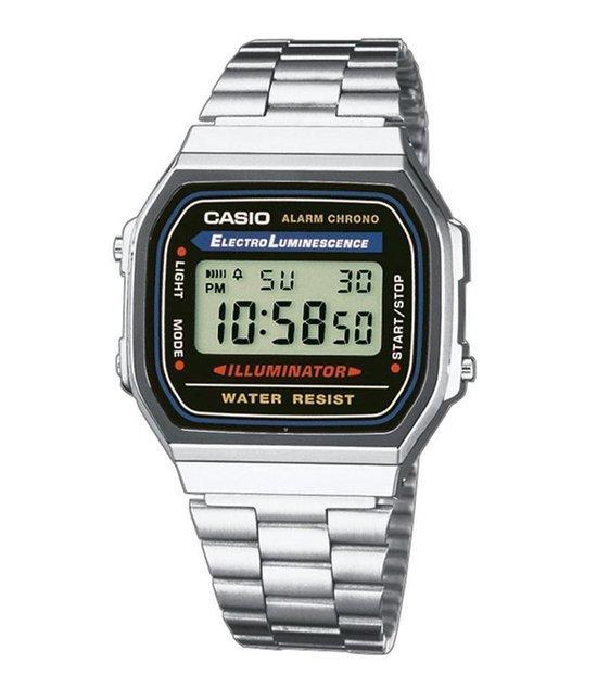 Casio horloge Vintage Iconic A168WA-1YES Dames Horloge - 36., Sieraden, Tassen en Uiterlijk, Horloges | Heren, Nieuw, Verzenden