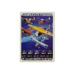 Nostalgische plaat Fokker 20 x 30 cm - Metalen wand plaatjes, Hobby en Vrije tijd, Ophalen of Verzenden, Nieuw