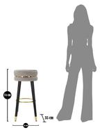 BARKRUK PARIS GRIGIO/GOUD CM Ø 35X74, Ophalen of Verzenden, Nieuw