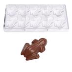 Chocolademal Chocolate World Kikker (10x) 66x45mm, Verzenden, Nieuw