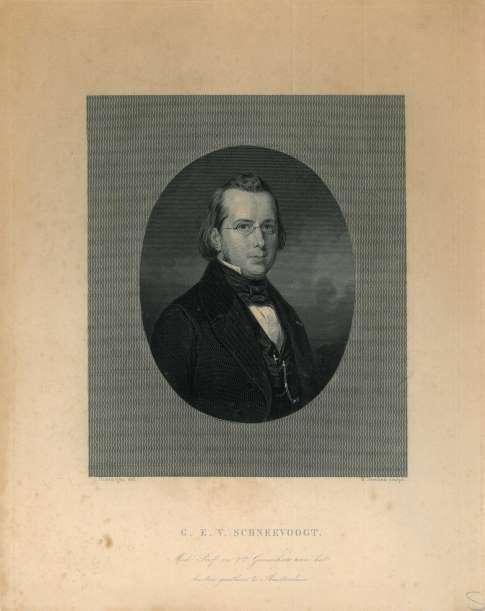 Portrait of Gustaaf Eduard Voorhelm Schneevoogt, Antiek en Kunst, Kunst | Etsen en Gravures