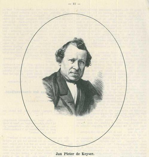 Portrait of Jan Pieter de Keyser, Antiek en Kunst, Kunst | Etsen en Gravures