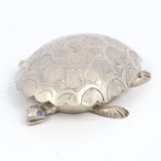 Schildpad doosje - Doos - .900 zilver, Antiek en Kunst