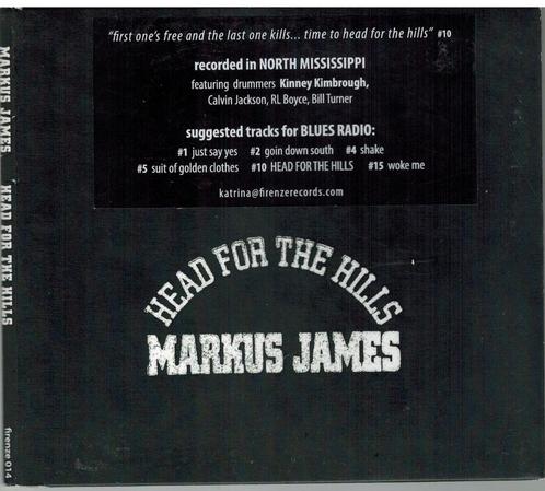cd - Markus James - Head For The Hills, Cd's en Dvd's, Cd's | Jazz en Blues, Zo goed als nieuw, Verzenden