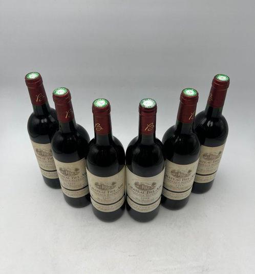 Château Bel Air 2002 - 2006 - Bordeaux Cru - 6 Flessen (0.75, Verzamelen, Wijnen