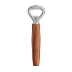 Triangle Sense Flesopener - 15 cm - RVS met Pruimenhouten..., Huis en Inrichting, Ophalen of Verzenden, Nieuw