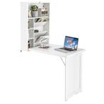 Wandklaptafel met Opbergruimte Inklapbare Wandtafel Ruimtebe