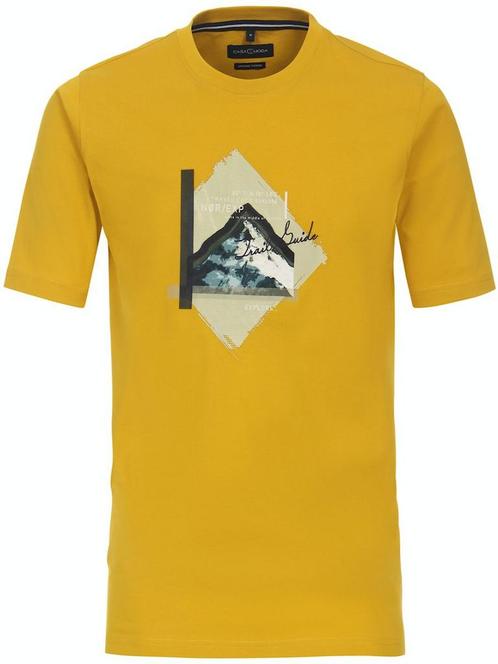 Casa Moda T-shirt Nordic Expedition Collectie Geel, Kleding | Heren, T-shirts, Geel, Nieuw, Verzenden