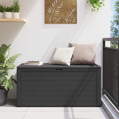 vidaXL Tuinbox 116x44x55 cm antraciet, Tuin en Terras, Overige Tuin en Terras, Nieuw, Verzenden
