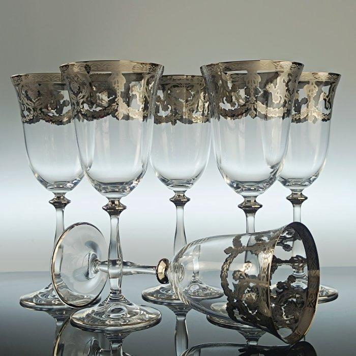 SECOLOVENTESIMO - Kelk (6) - Angela Venice Platinum -, Antiek en Kunst, Antiek | Meubels | Tafels