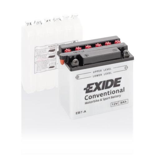 Exide Conventional 12V accu | EB7-A | 12V 8Ah, Auto-onderdelen, Accu's en Toebehoren, Ophalen of Verzenden