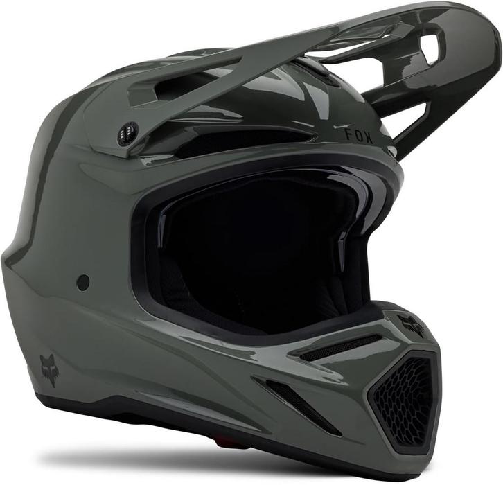 FOX V3 RS Carbon Solid Grijs MIPS Crosshelm, Motoren, Kleding | Motorhelmen, XXL, Nieuw met kaartje, Overige merken, Offroadhelm