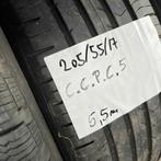 2 x Continental 205-55-17 Zomerbanden 5,5mm, Auto-onderdelen, Gebruikt, 17 inch, Band(en), Personenwagen