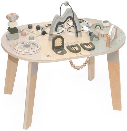 Label Label Olijfgroen Houten Activiteitentafel LLWT-10374, Kinderen en Baby's, Speelgoed | Houten speelgoed, Nieuw, Verzenden