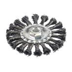 Silverline Staalborstel met getordeerd draad - Ø 115 mm -.., Doe-het-zelf en Verbouw, Gereedschap | Slijpmachines, Ophalen of Verzenden