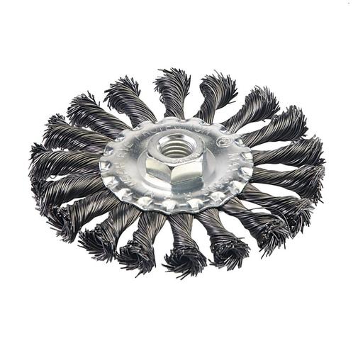 Silverline Staalborstel met getordeerd draad - Ø 115 mm -.., Doe-het-zelf en Verbouw, Gereedschap | Slijpmachines, Nieuw, Ophalen of Verzenden