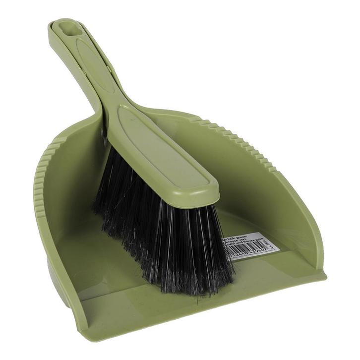 Talen Tools Mini Stoffer en Blik in Groen - Snel Schoonmaken, Huis en Inrichting, Schoonmaakartikelen, Ophalen of Verzenden