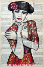 Margot Laffon - Tell me your memories - Original painting, Antiek en Kunst