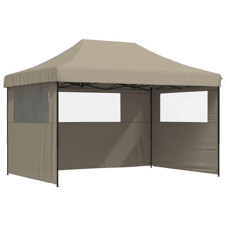 Partytent Taupe Pop-up | Retourdeal | 60% Korting, Tuin en Terras, Partytenten, Minder dan 4 meter, Minder dan 5 meter, Opvouwbaar