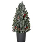 TRUUSK Kunstmatige Sneeuwbedekte Tafel-Kerstboom - 170 Takke, Verzenden, Nieuw