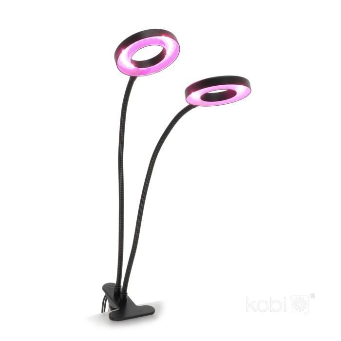 LED Kweeklamp VITARO RING-2 8W - Met Clip, Dimbaar & Time..., Huis en Inrichting, Lampen | Overige, Nieuw, Ophalen of Verzenden