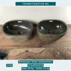 Riviersteen waskom sets, combi wasbakken uit natuursteen, Doe-het-zelf en Verbouw, Ophalen of Verzenden, Nieuw, Steen, Wastafel