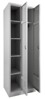 Nieuw Garderobekast Lockerkast 2-deurs met Hang en Leg HHV, Ophalen of Verzenden, Nieuw