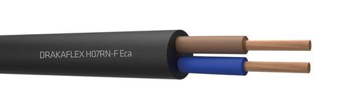 Flexibele H07RN-F Neopreen Kabel 2x1mm² Zwart - 817306 [20, Doe-het-zelf en Verbouw, Elektra en Kabels, Overige typen, Nieuw, Verzenden