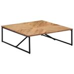 vidaXL Salontafel 110x110x36 cm massief acaciahout, Verzenden, Nieuw, Minder dan 50 cm, Overige houtsoorten