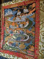 Thangka-schilderij De weg naar verlichting – met de hand