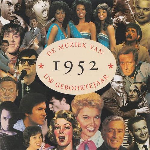cd - Various - De Muziek van Uw Geboortejaar 1952, Cd's en Dvd's, Cd's | Overige Cd's, Zo goed als nieuw, Verzenden