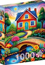 House of Colors Puzzel (1000 stukjes) | Enjoy Puzzle -, Verzenden, Nieuw