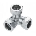 BONFIX Knel vertinde hoek t-stuk 22x15x22 mm, Doe-het-zelf en Verbouw, Buizen en Afvoer, Ophalen of Verzenden, Nieuw