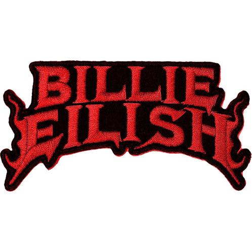 Billie Eilish - Red Flame - patch officiële merchandise, Verzamelen, Muziek, Artiesten en Beroemdheden, Kleding, Nieuw, Ophalen of Verzenden