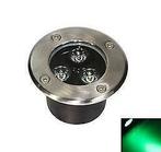 LED Grondspot  Groen - 9 Watt - Inbouw - 230 Volt, Ophalen of Verzenden, Nieuw, Overige materialen, Modern
