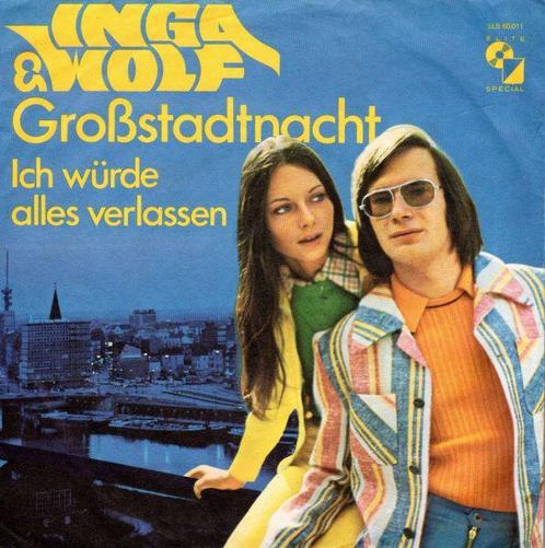 Single vinyl / 7 inch - Inga &amp; Wolf - Grosstadtnacht, Cd's en Dvd's, Vinyl Singles, Zo goed als nieuw, Verzenden