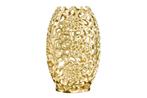 Filigrane Design Vaas ABSTRACT BLAD goud 50cm Handarbeit -, Huis en Inrichting, Woonaccessoires | Vazen, Ophalen of Verzenden