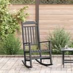 vidaXL Schommelstoel 65x84x114 cm HDPE zwart, Tuin en Terras, Tuinstoelen, Verzenden, Nieuw, Kunststof