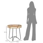 TAFEL FUJI CM Ø 60X60,5, Huis en Inrichting, Tafels | Sidetables, Ophalen of Verzenden, Nieuw