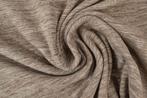 10 meter jersey stof extra zacht - Taupe, Hobby en Vrije tijd, Stoffen en Lappen, Overige materialen, Overige kleuren, 120 cm of meer