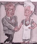 Spotprent In Nazi-Duitsland verboden Nederlandse radio ui..., Verzenden