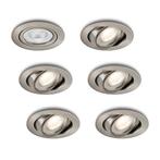 Ledisons LED-inbouwspot Vivaro RVS 5W interne driver, Nieuw