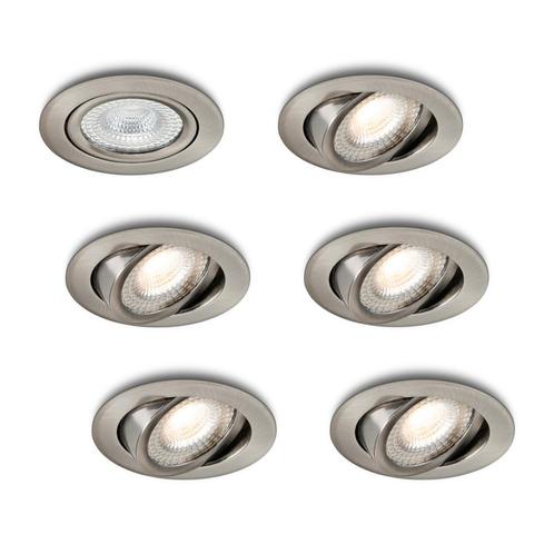 Ledisons LED-inbouwspot Vivaro RVS 5W interne driver, Huis en Inrichting, Lampen | Spots