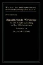 Spanabhebende Werkzeuge fur die Metallbearbeitu. Bussein,, Verzenden, Zo goed als nieuw, H Mauck, O Schmitz, R Koch, K Guldenstein, A Cochius, E Simon, J Reindl, E Herbst, W Hippler, R Bussein