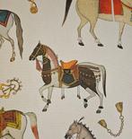 Tessuto Chevalier met racepaarden -300x280cm- Horses
